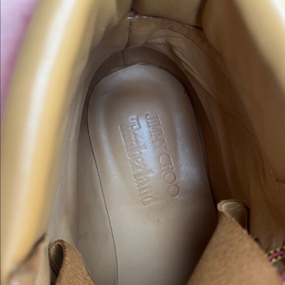 Jimmy Choo Women's Tan Lace Up Boots - Picture 8 of 8